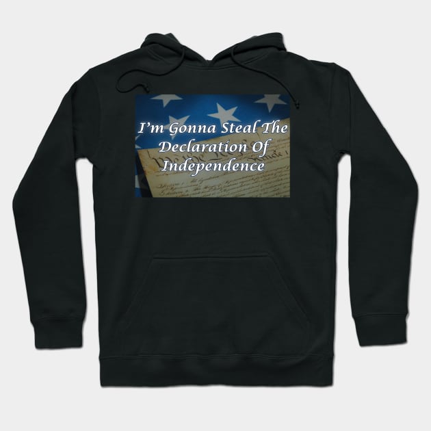 I'm Gonna Steal The Declaration Of Independence Hoodie by Spatski